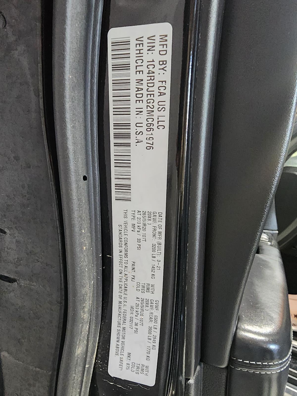 2021 Dodge Durango Citadel