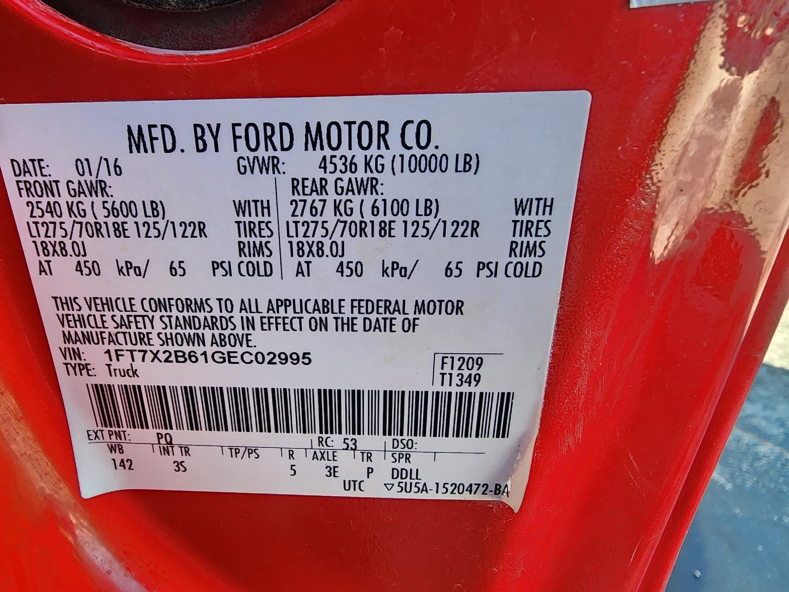 2016 Ford Super Duty F-250 SRW XLT