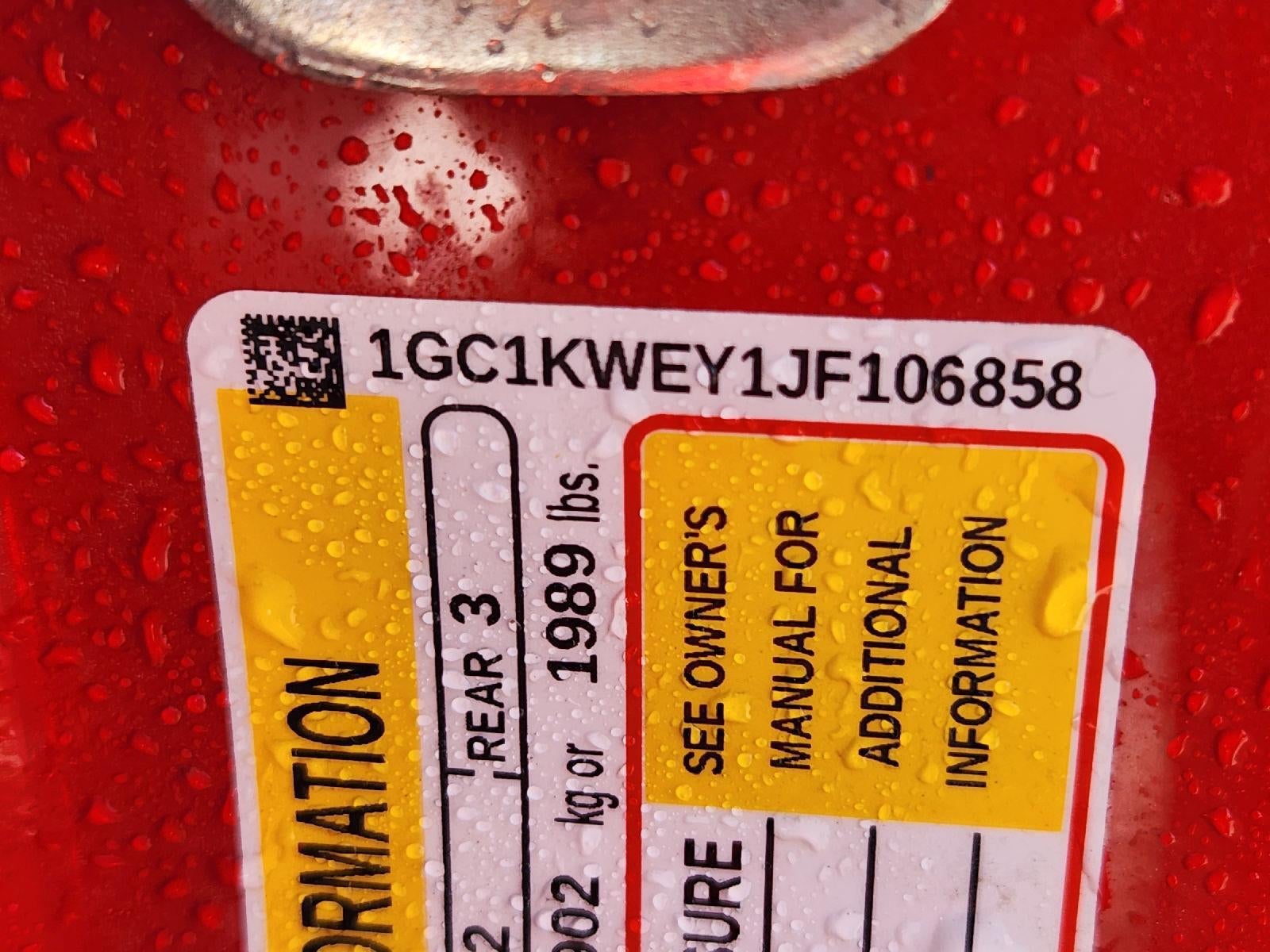 2018 Chevrolet Silverado 2500 HD LTZ