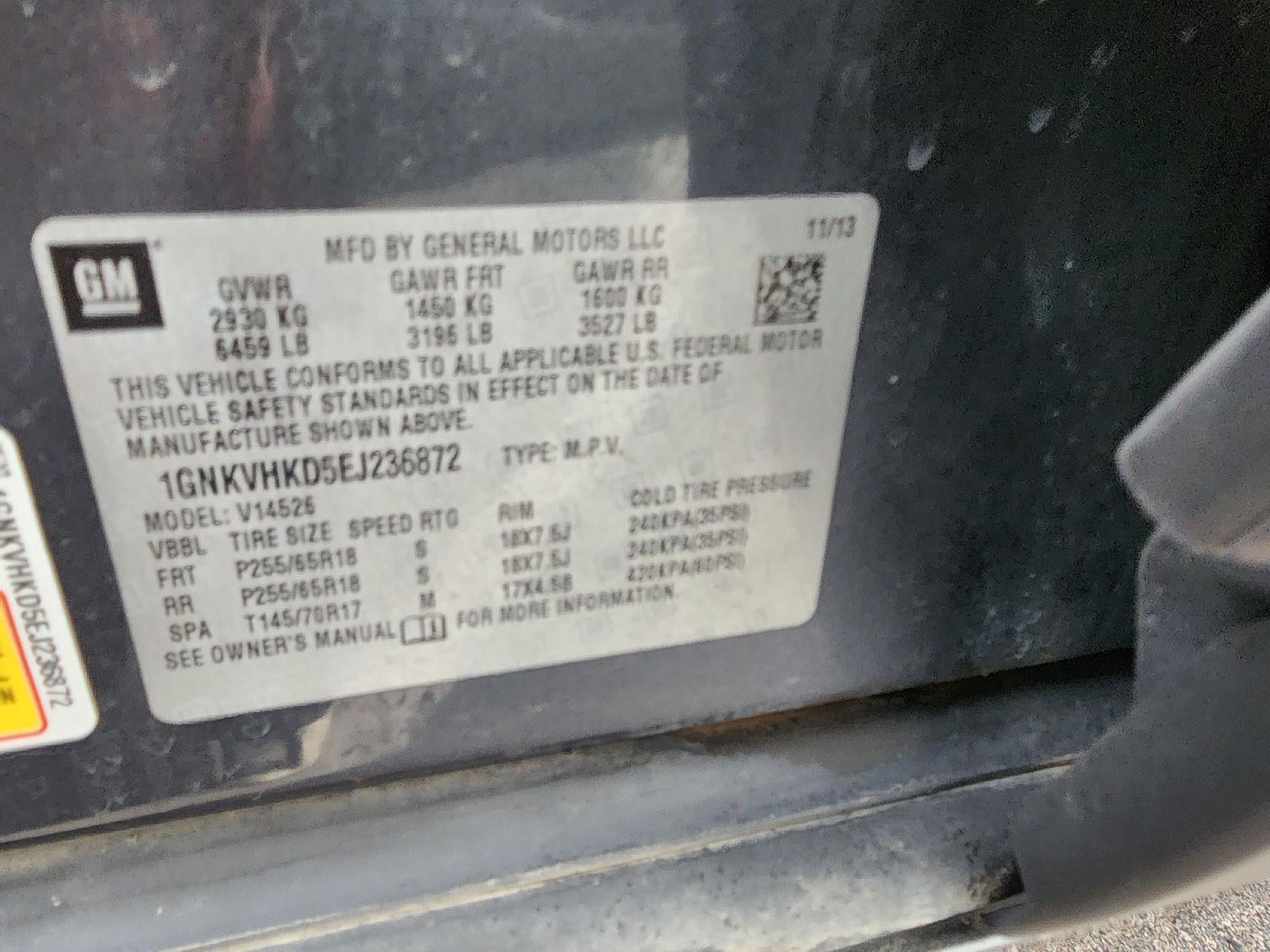 2014 Chevrolet Traverse LT