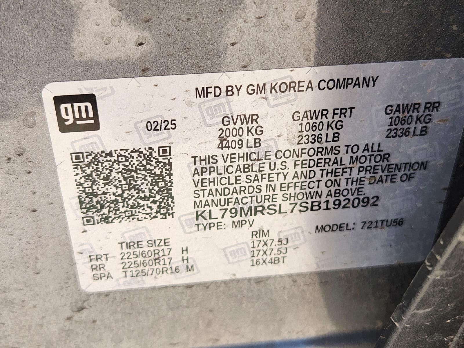 2025 Chevrolet Trailblazer LT